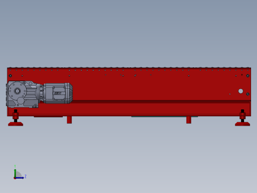 交叉传送链传送机左视缩略图