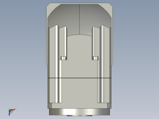 斜齿孔ZPGH115-L1 22-110-145-M8 KCZ20 120F.STEP俯视缩略图