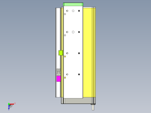 威洛博LES小滑台LES25-Lxx-S150-BL俯视缩略图