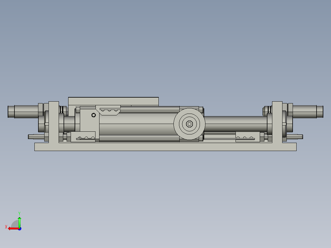 SLIDE 无杆气缸-PSL后视图