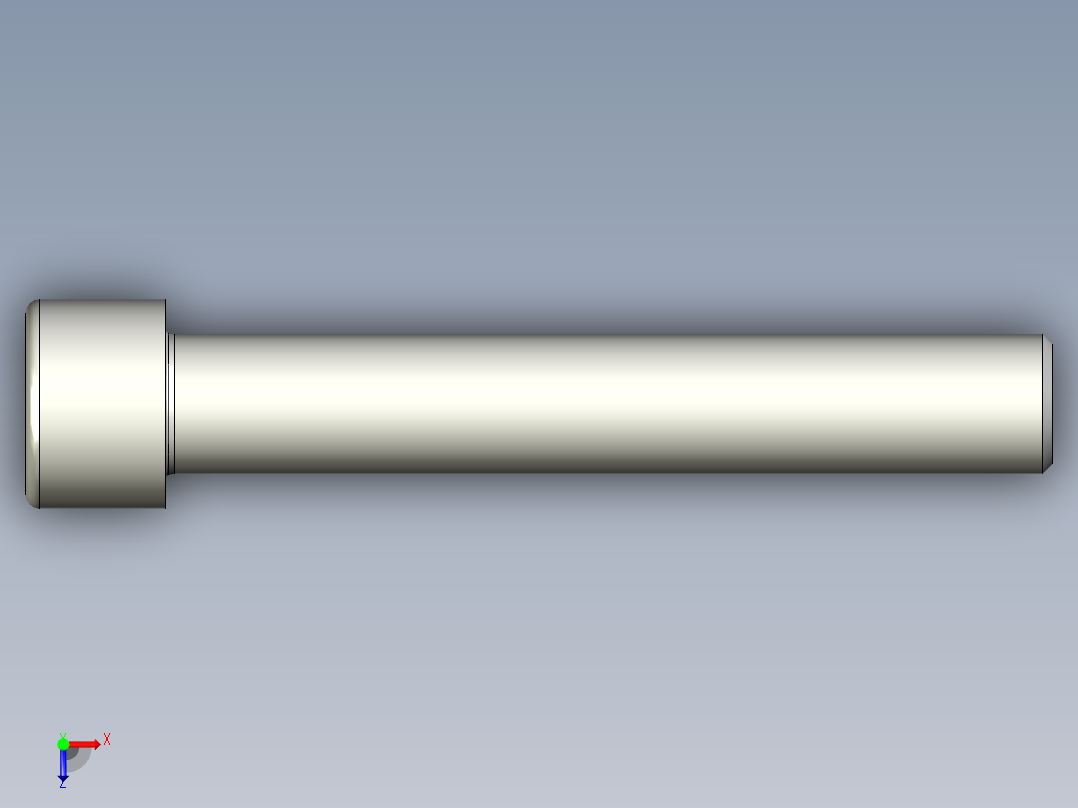 螺钉-DIN_912-M22x140.stp俯视图