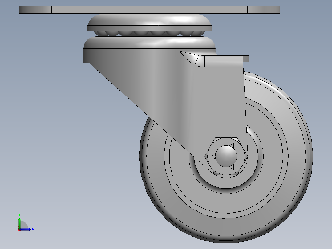 科顺脚轮Colson-1_02256_441左视图