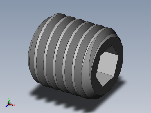DIN 913-ISO 4026 固定螺钉-M10 L=10.SLDPRT