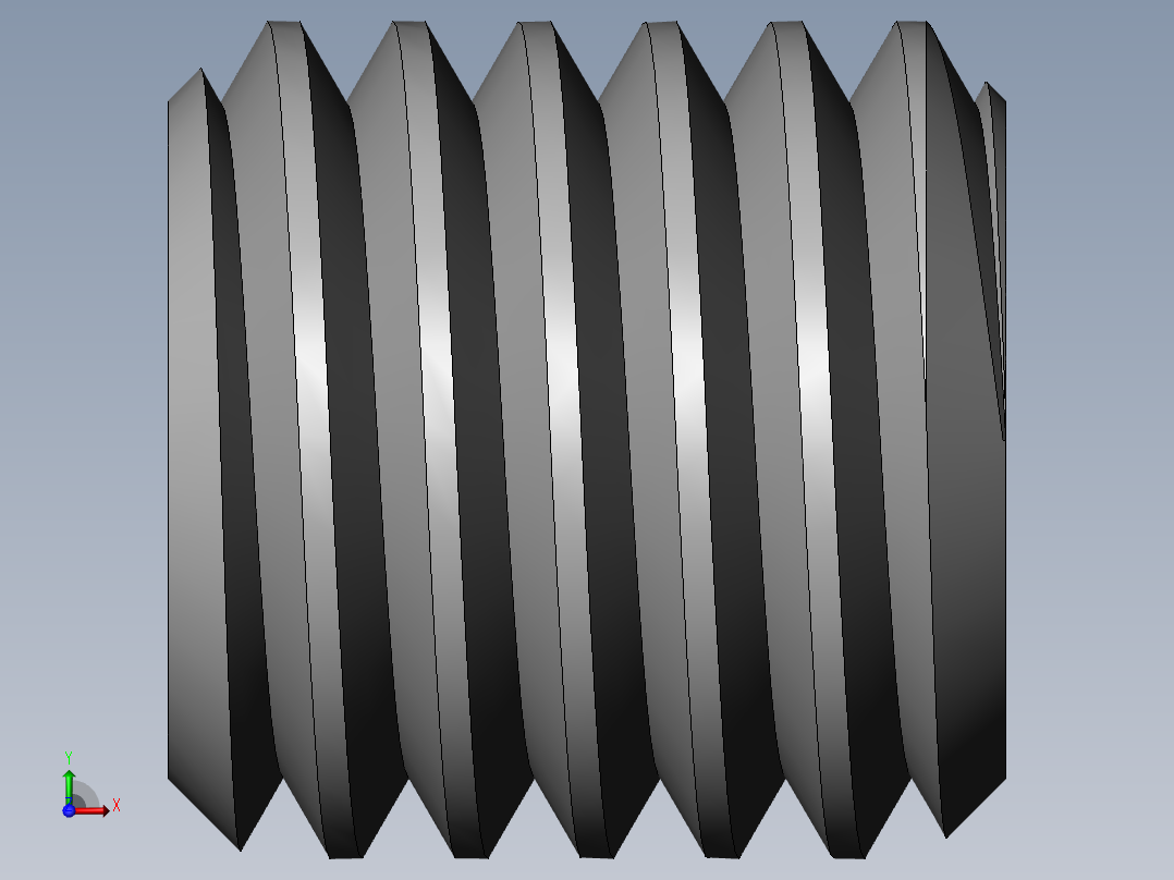 DIN 913-ISO 4026 固定螺钉-M10 L=10.SLDPRT前视图