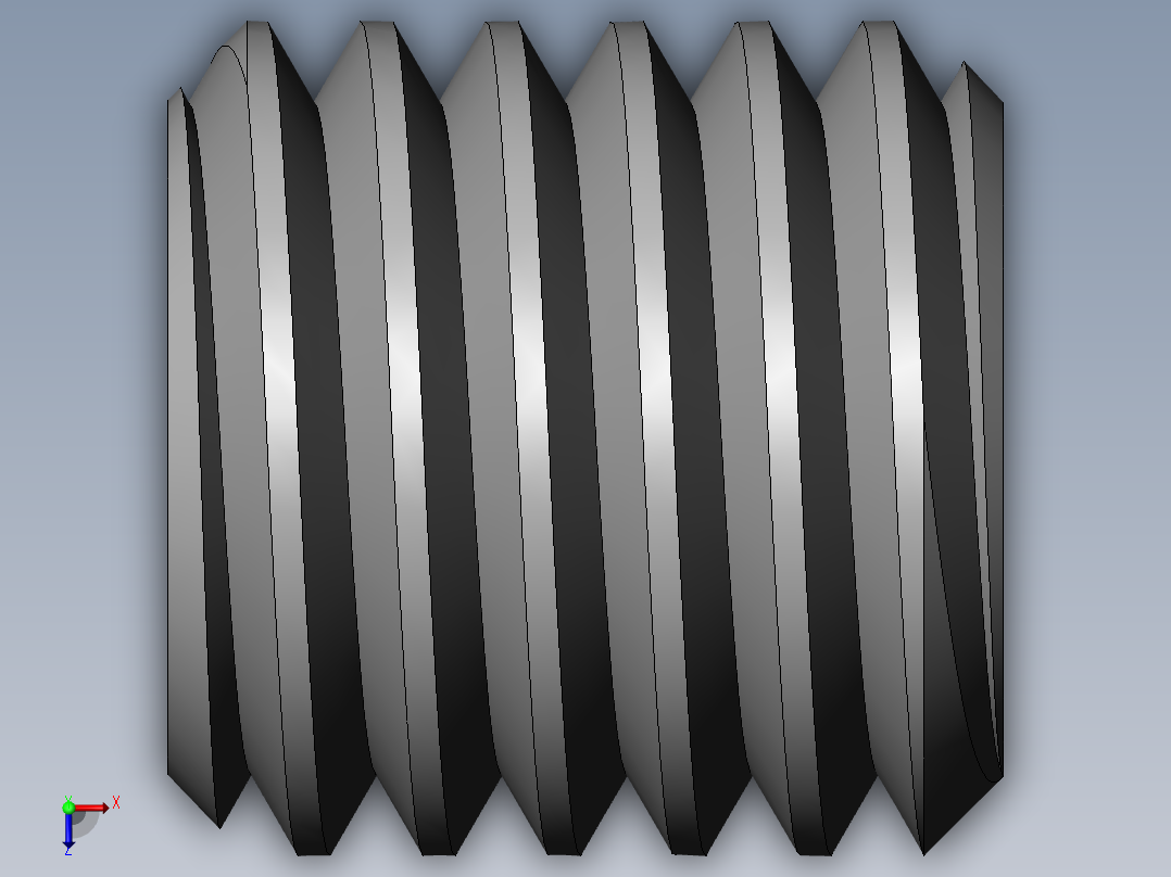 DIN 913-ISO 4026 固定螺钉-M10 L=10.SLDPRT俯视图