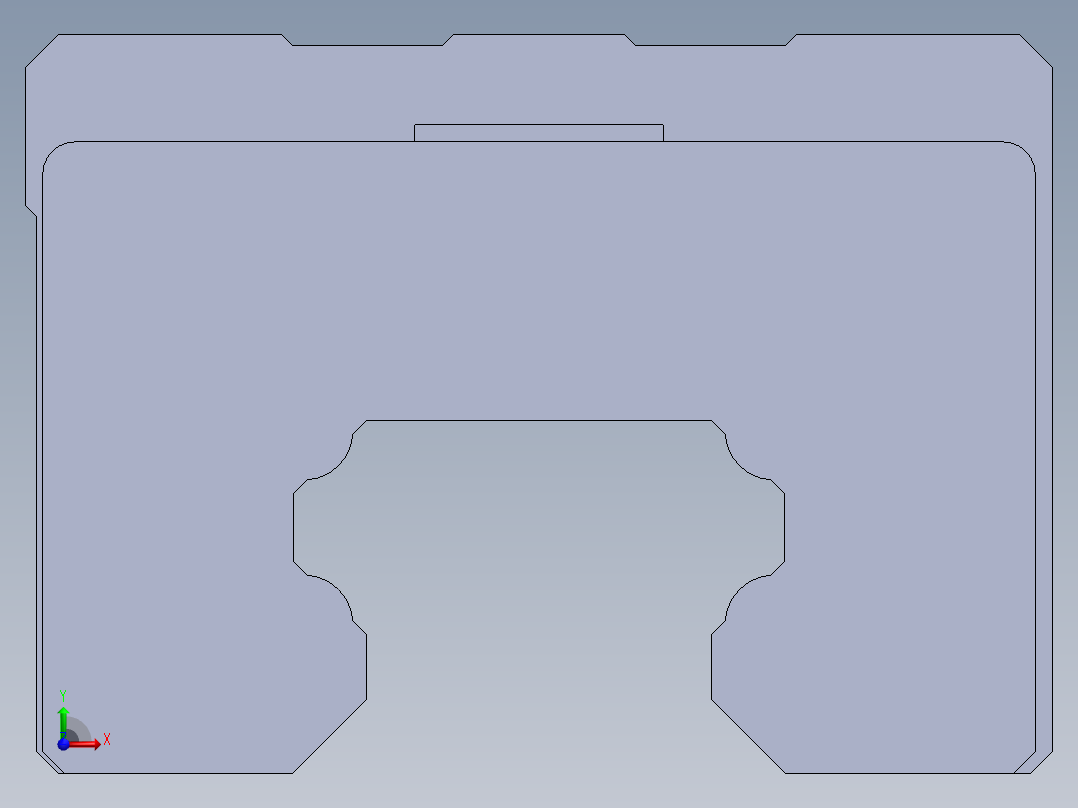 上银直线滑轨-HGH25CA 滑块前视图