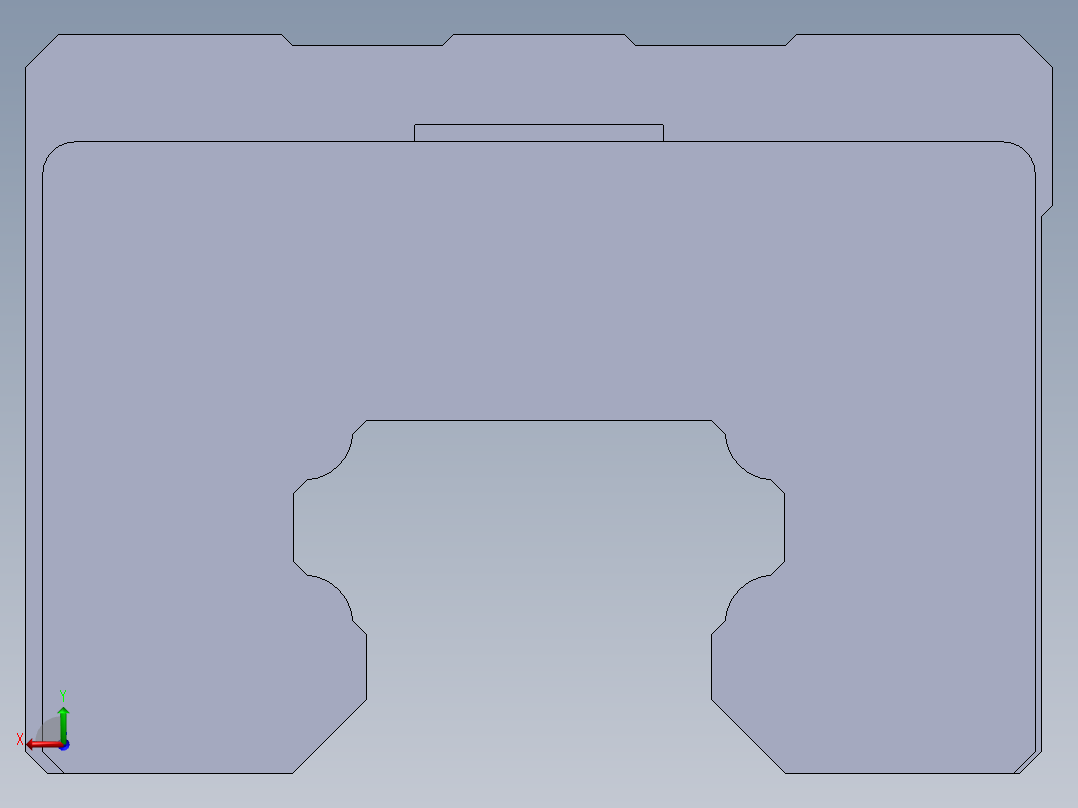 上银直线滑轨-HGH25CA 滑块后视图