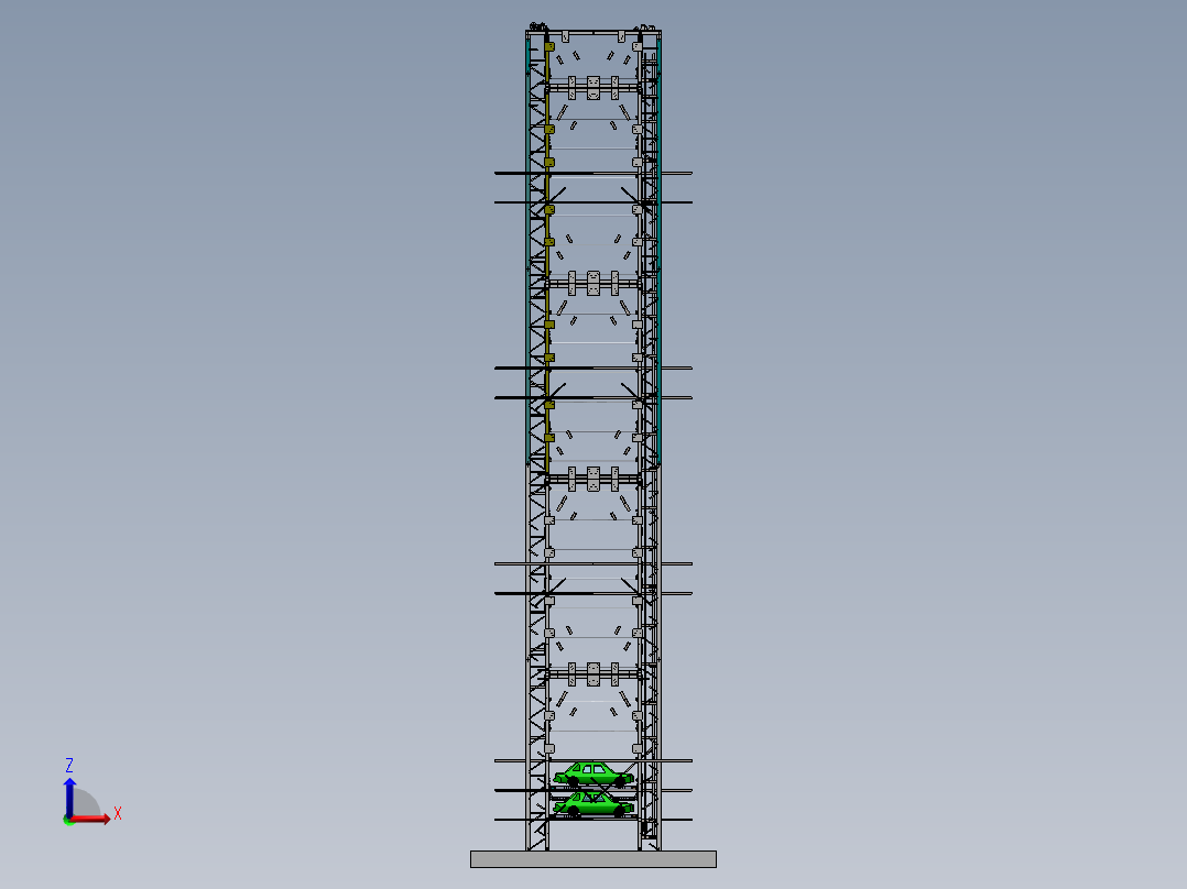 超多层垂直升降立体车库（停车设备）