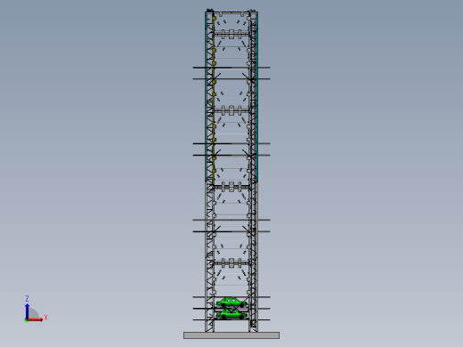 超多层垂直升降立体车库（停车设备）