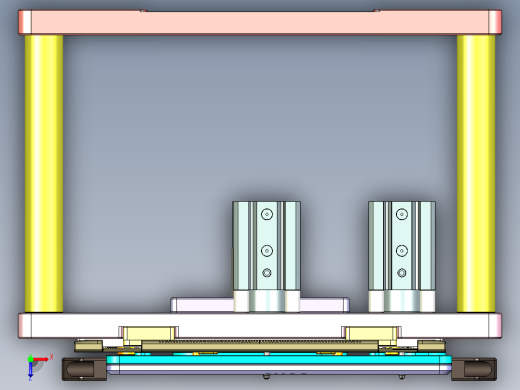 电脑外壳铣TP框C角高光治具俯视缩略图