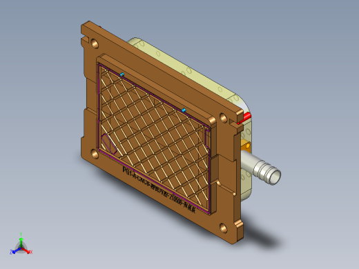 PG1-A-CNC6笔记本CNC工装夹具三维模型精铣内腔-阳极版--210508