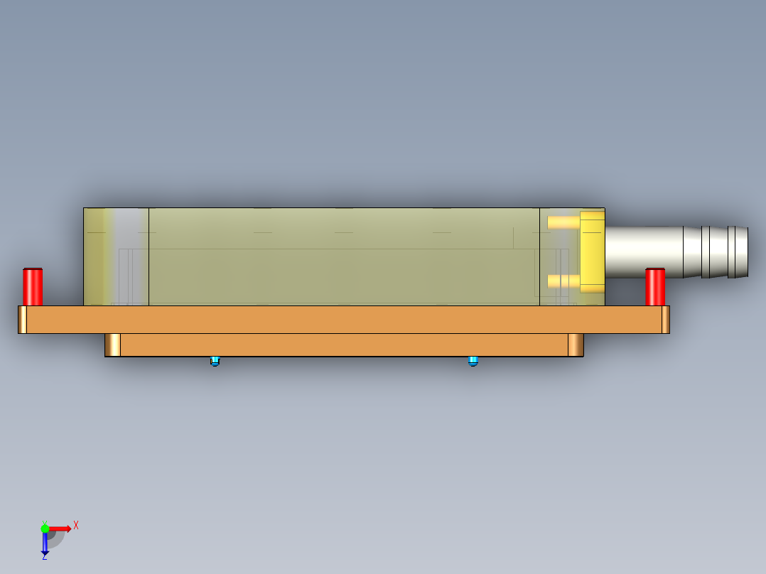 PG1-A-CNC6笔记本CNC工装夹具三维模型精铣内腔-阳极版--210508俯视图