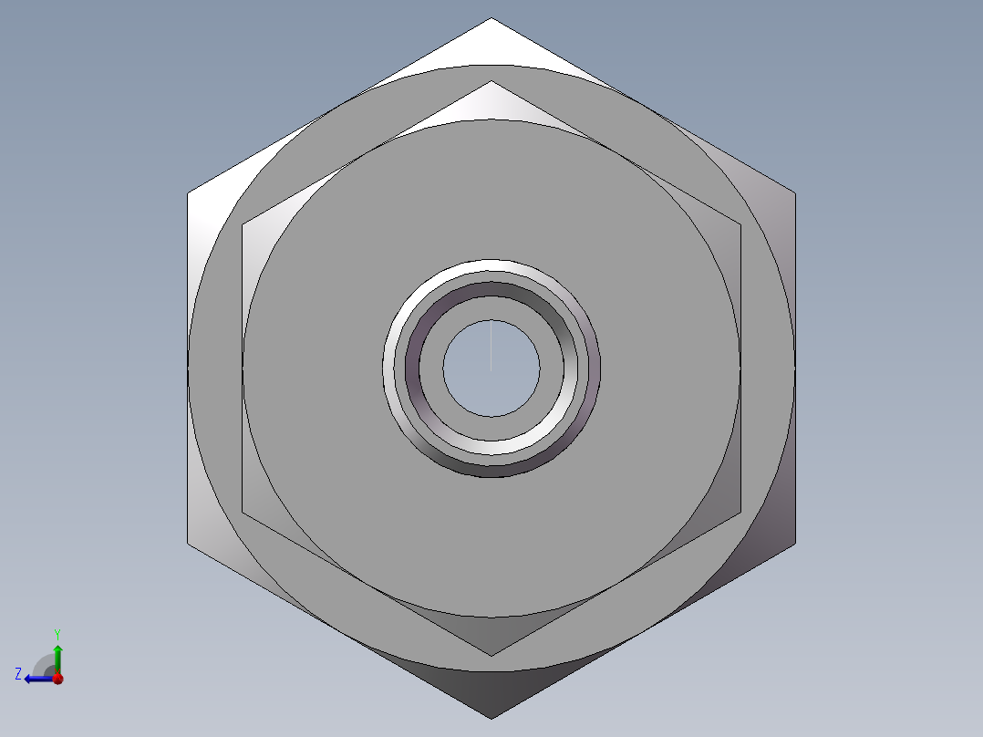 直通变径接头、2C-18-45右视图