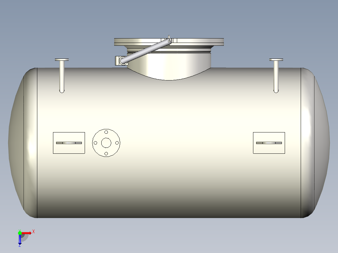 A3003479-压力容器俯视图
