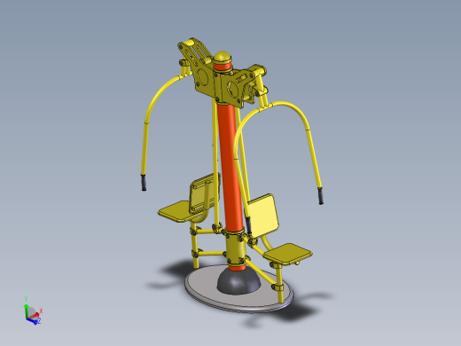 健身器材坐式推举机