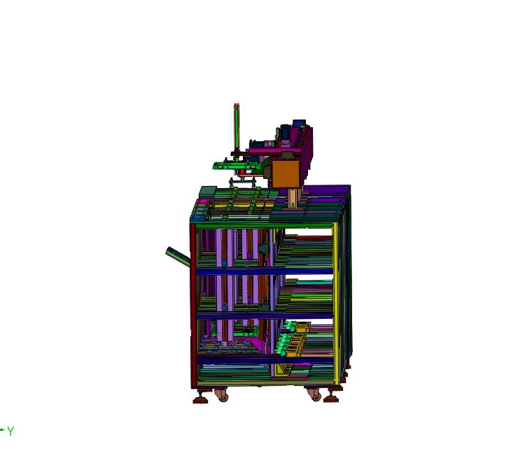 料盘叠放及锂电池成品下料装盘设备