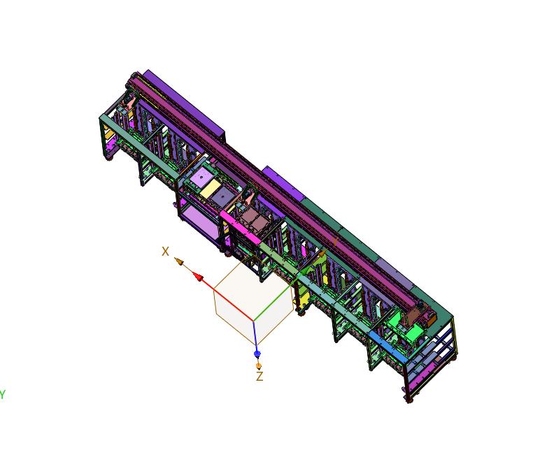料盘叠放及锂电池成品下料装盘设备