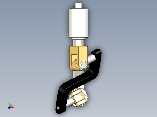 90-degree-joint 90度转向传动机构3D图纸 f3d STEP格式前视缩略图