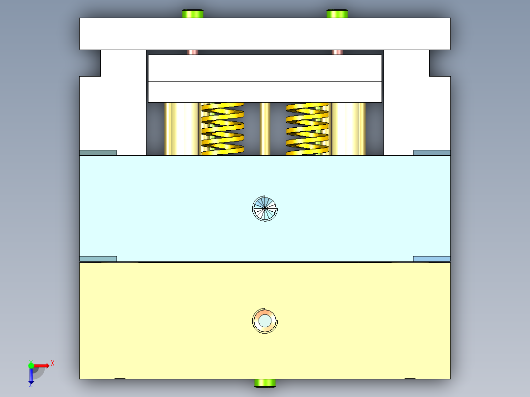 水果碟子（潜水进胶）俯视图