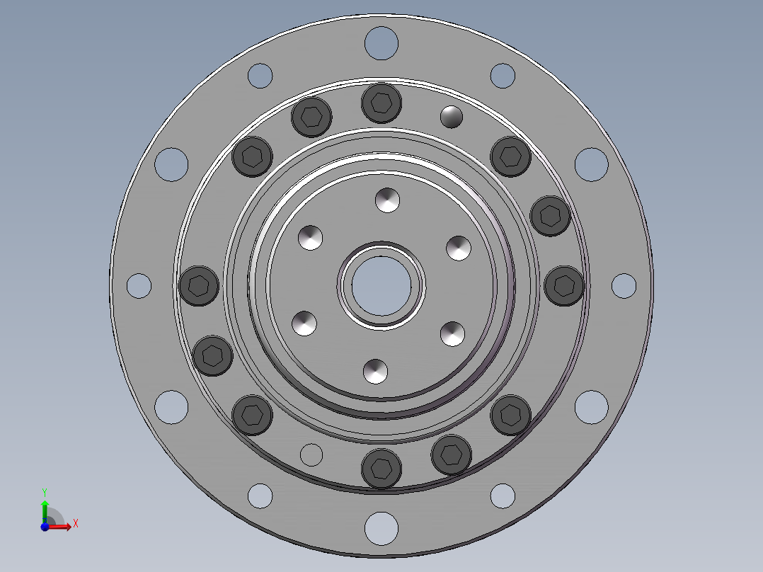 谐波减速器前视图