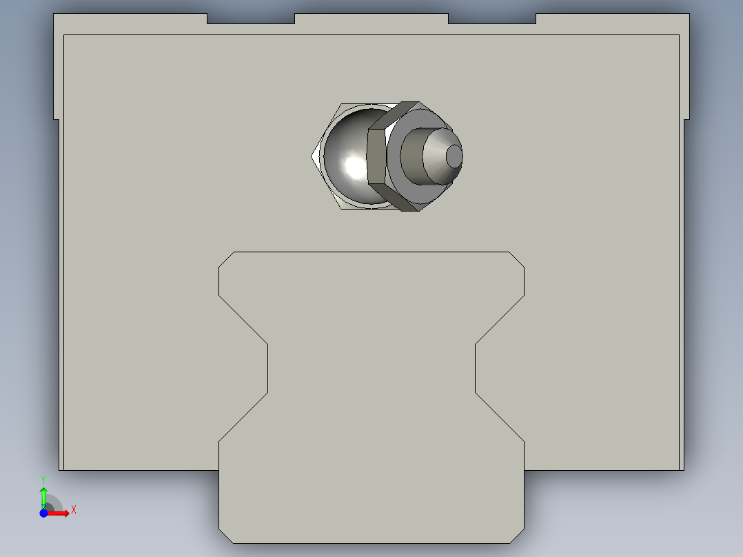 HGH25CA2R900ZOC-抓手前视图