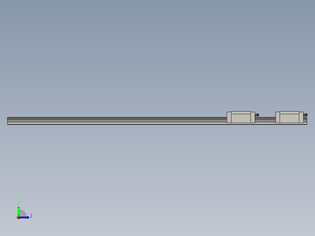 HGH25CA2R900ZOC-抓手左视图