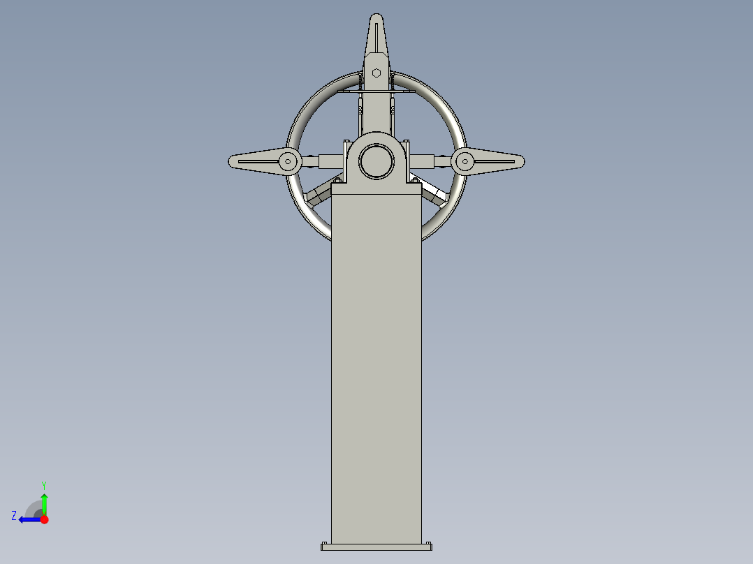 张弛度调整机构右视图