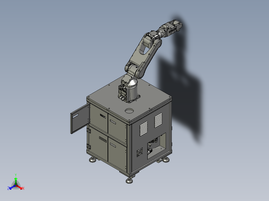 机器人-机器人装配正等轴测图