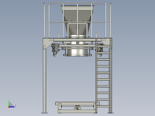 吨袋灌装生产线左视缩略图