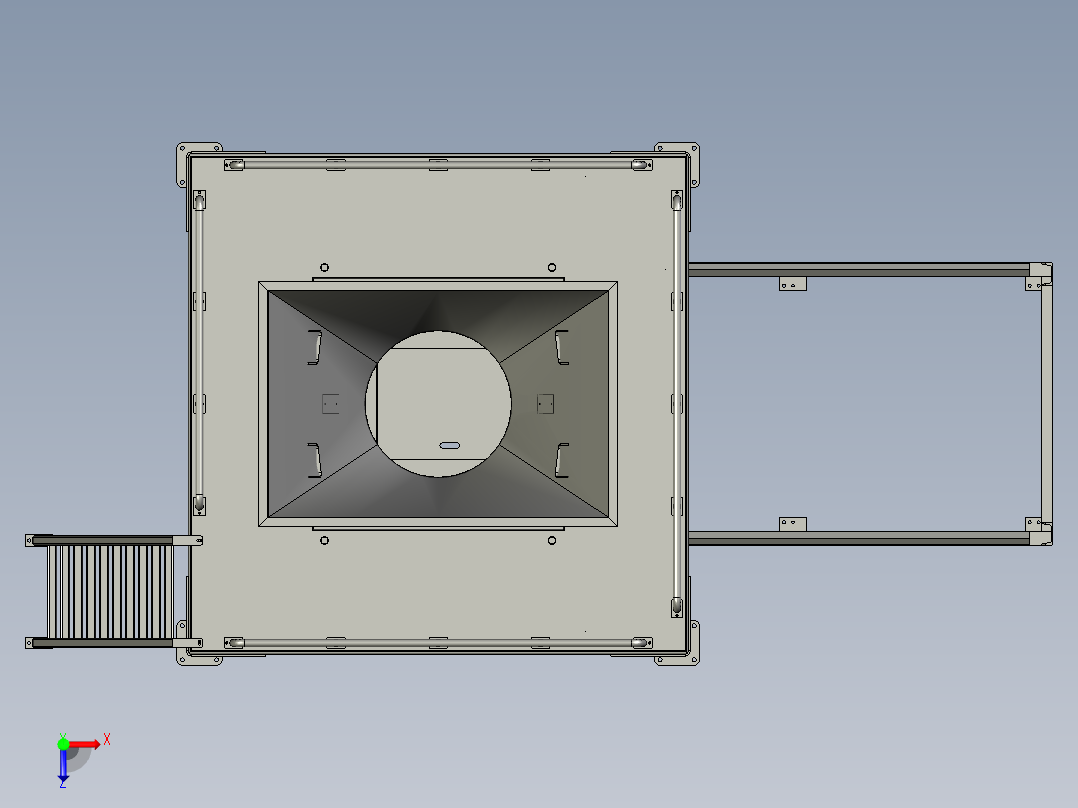 吨袋灌装生产线俯视图