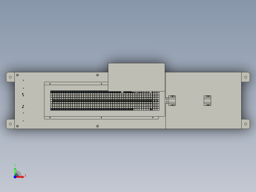实验用中子管拔管装置前视缩略图