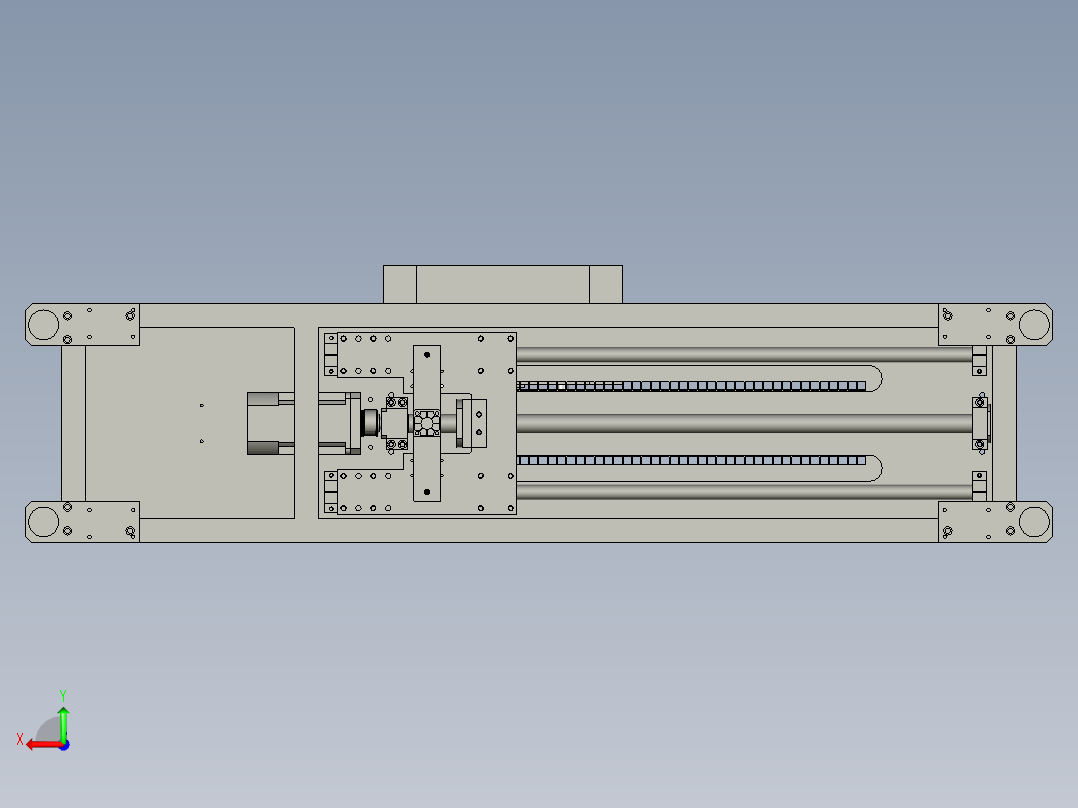实验用中子管拔管装置后视图