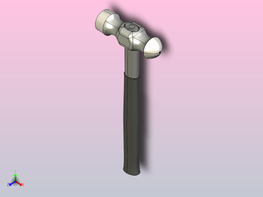 8件锤子和多莉汽车车身凹痕修理包正等轴测缩略图