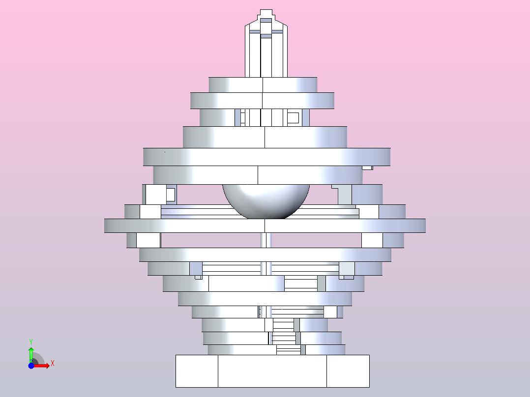 雕塑《五月的风》模型 可3D打印前视图