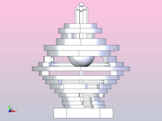 雕塑《五月的风》模型 可3D打印前视缩略图