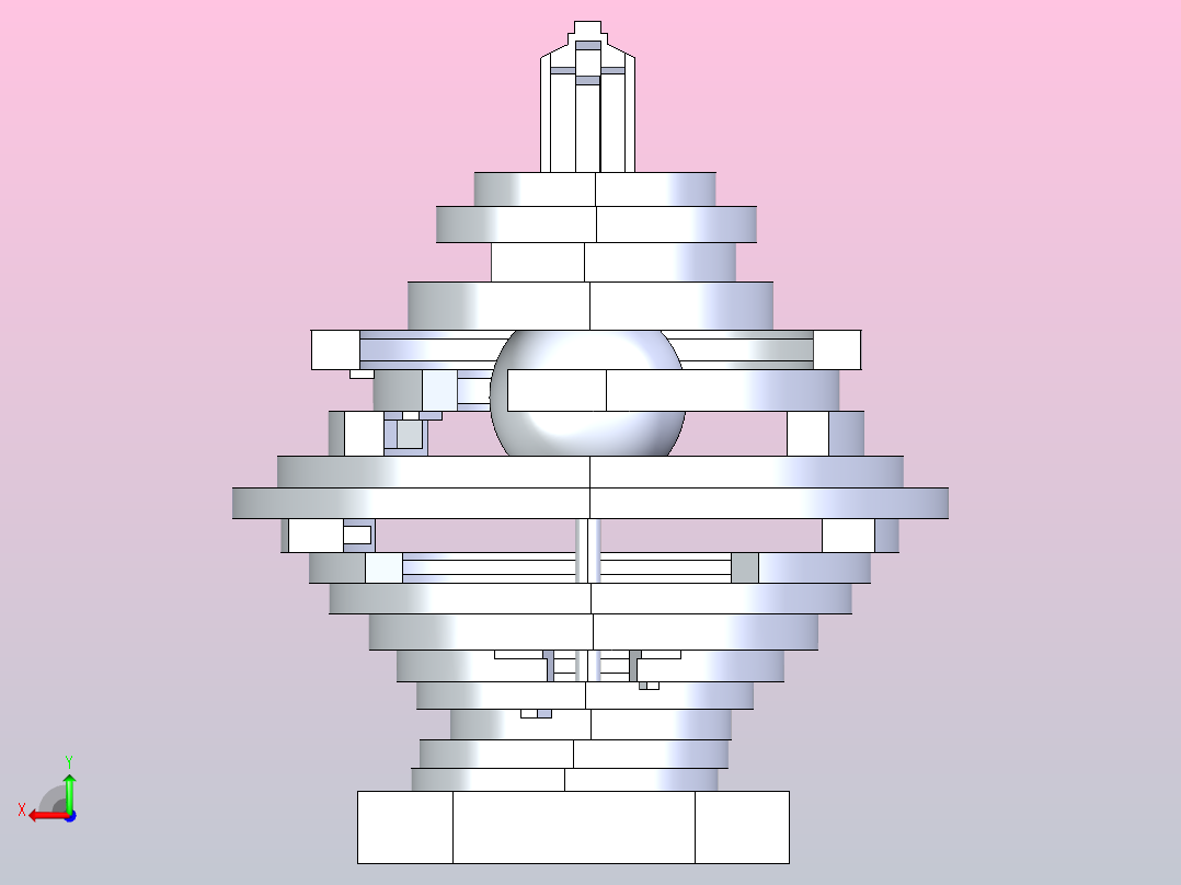 雕塑《五月的风》模型 可3D打印后视图