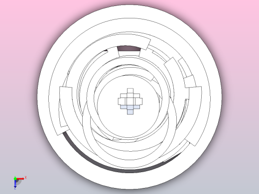 雕塑《五月的风》模型 可3D打印俯视缩略图