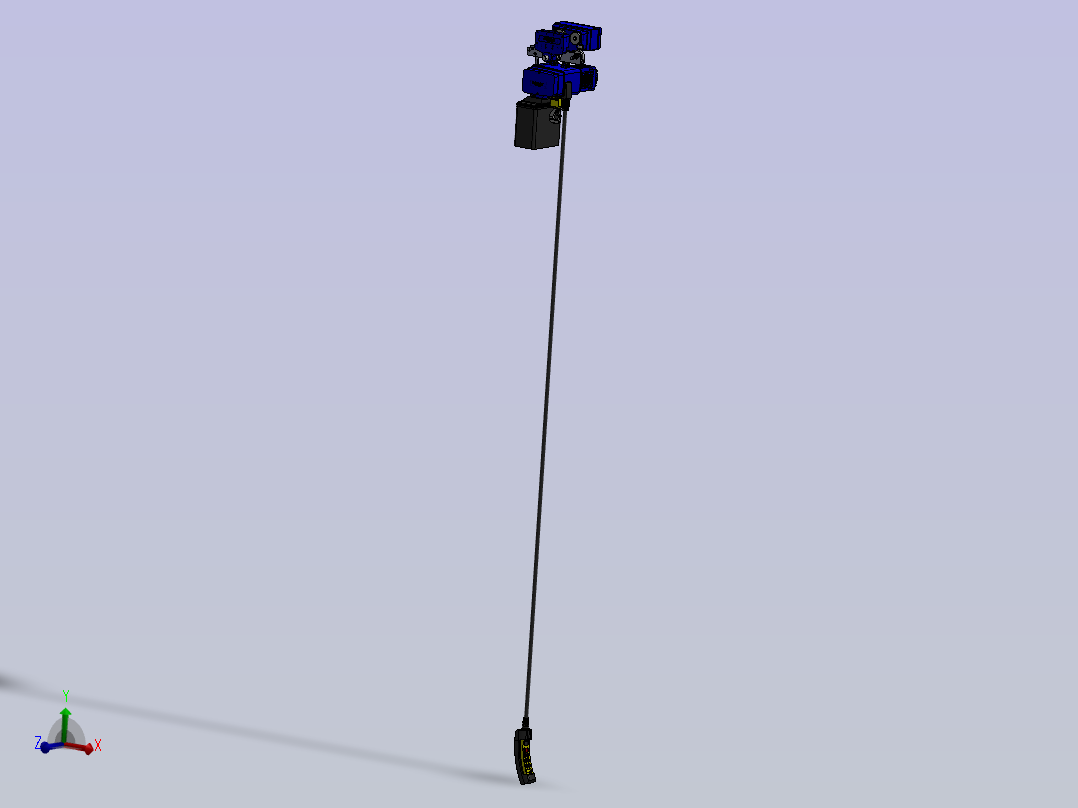 电动葫芦三维图主视图