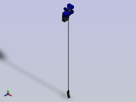 电动葫芦三维图正等轴测缩略图