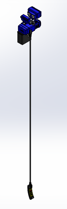 电动葫芦三维图