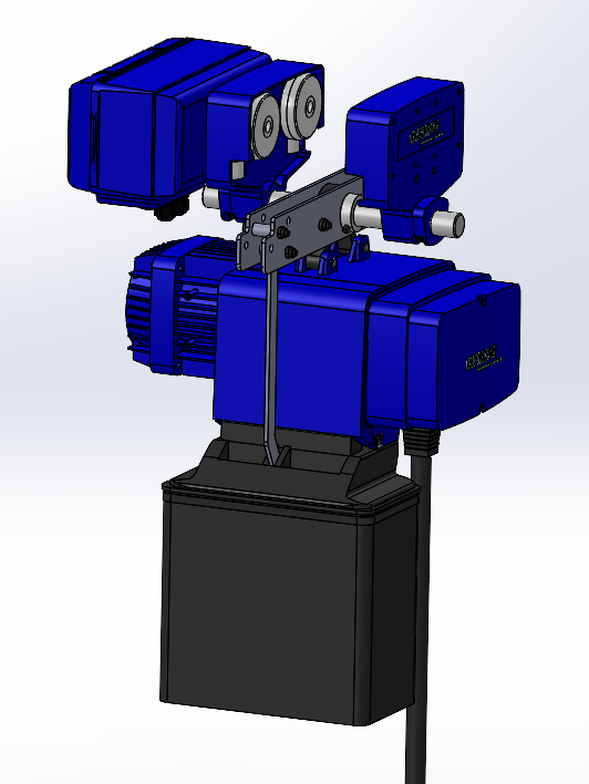 电动葫芦三维图