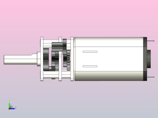 JGA12-N30DC马达[JGA12-N30-5K]减速电机左视缩略图