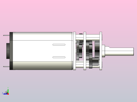 JGA12-N30DC马达[JGA12-N30-5K]减速电机右视缩略图