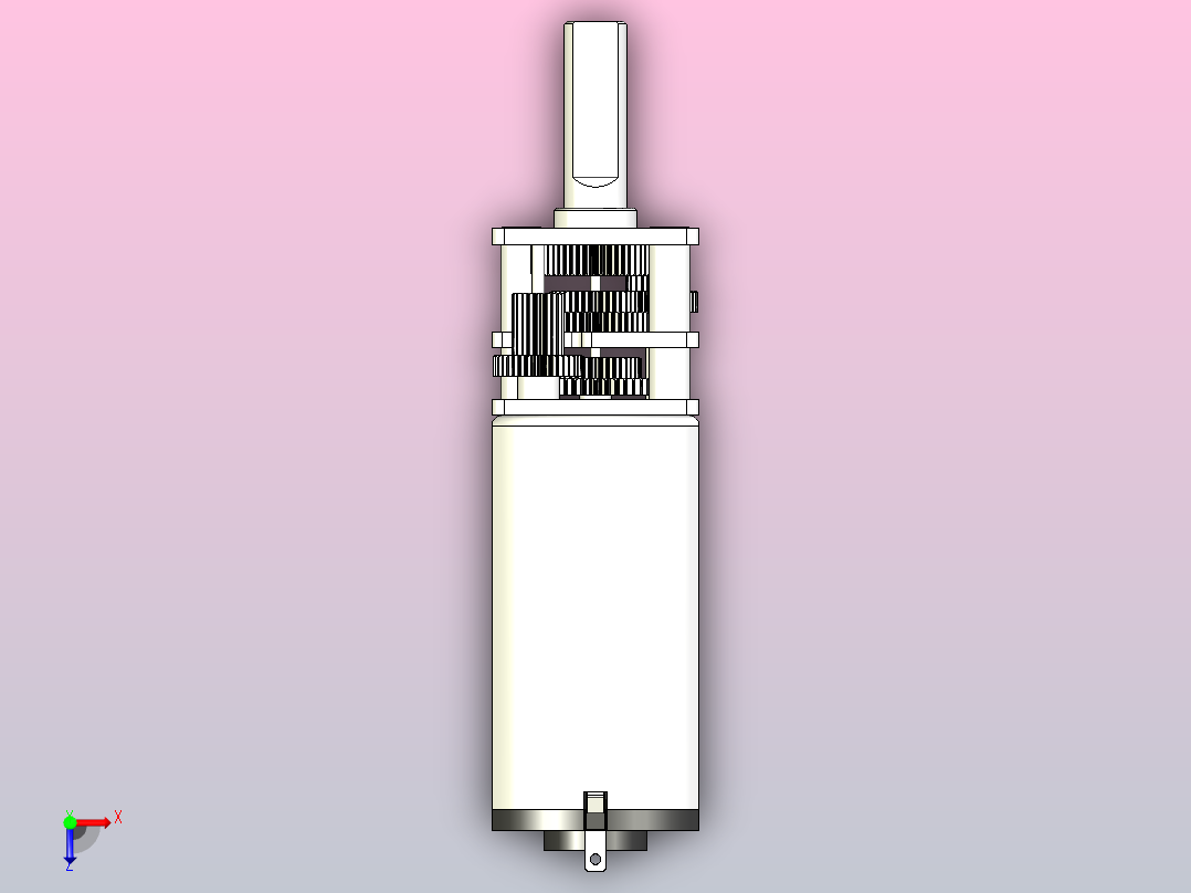 JGA12-N30DC马达[JGA12-N30-5K]减速电机俯视图