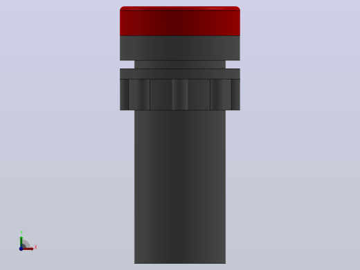 红色闪光蜂鸣器220V AD17-22SM前视缩略图