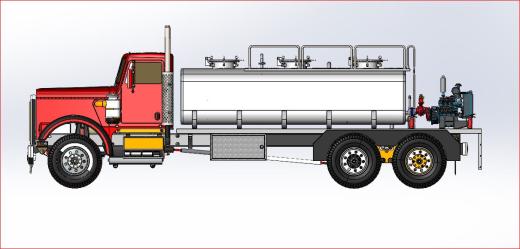 泡沫消防卡车3D图纸 Solidworks设计缩略图