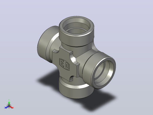 EO管接头联合十字K38SCFX.igs