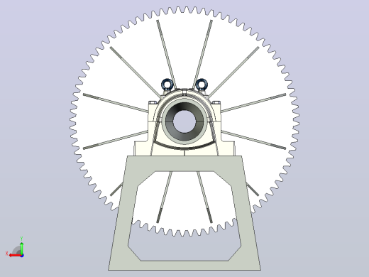 球磨机石头破碎机ball-mill-crusher-machine-模型格式为 stp后视缩略图