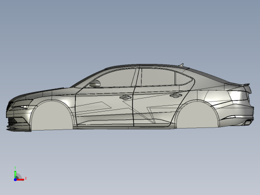 23-斯柯达 速派 SolidWorks stp前视缩略图