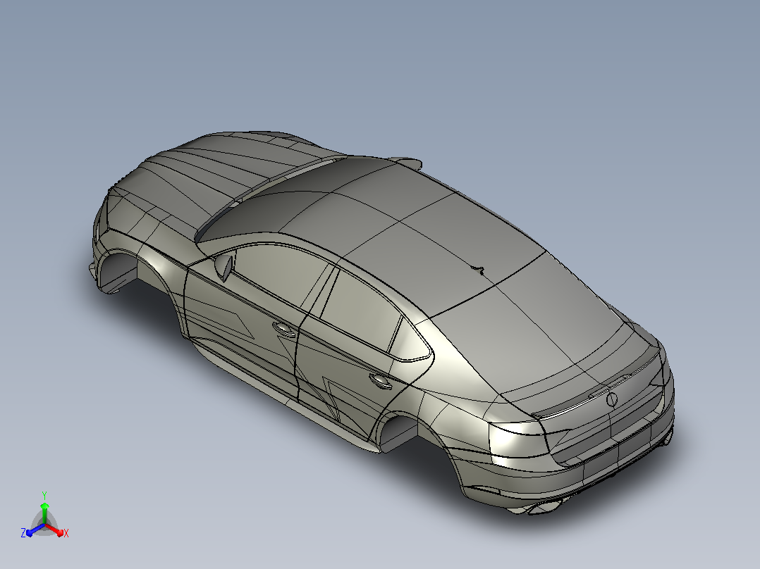 23-斯柯达 速派 SolidWorks stp正等轴测图